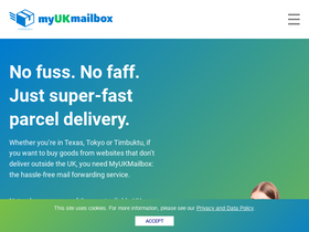 'myukmailbox.com' screenshot