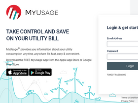 'myusage.com' screenshot