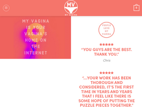 'myvagina.com' screenshot