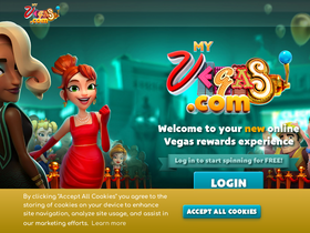 'myvegas.com' screenshot