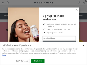 'myvitamins.com' screenshot