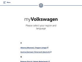 'myvolkswagen.net' screenshot
