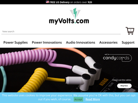 'myvolts.com' screenshot
