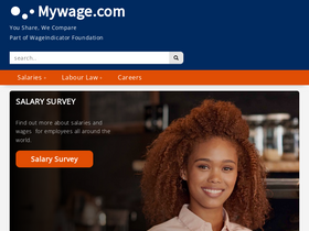 'mywage.org' screenshot