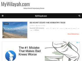 'mywilayah.com' screenshot