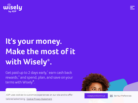 'mywisely.com' screenshot
