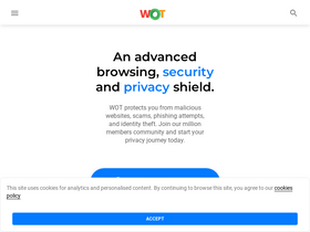 'mywot.com' screenshot