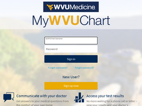 'mywvuchart.com' screenshot