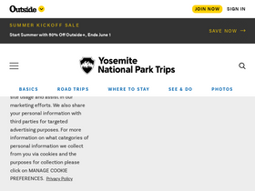 'myyosemitepark.com' screenshot