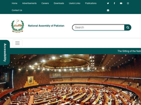 'na.gov.pk' screenshot