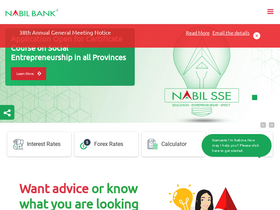'nabilbank.com' screenshot