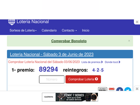 'nacionalloteria.es' screenshot