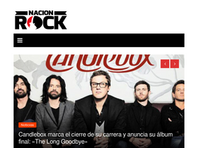 'nacionrock.com' screenshot