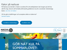'nacka.se' screenshot