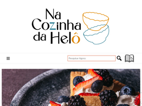 'nacozinhadahelo.com.br' screenshot