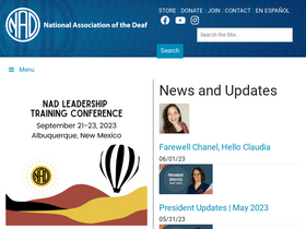 'nad.org' screenshot