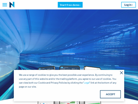 'nadex.com' screenshot