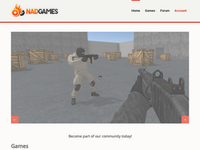 'nadgames.com' screenshot
