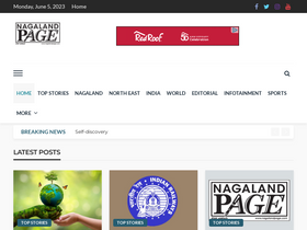 'nagalandpage.com' screenshot