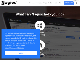 'nagios.org' screenshot