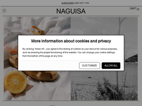 'naguisa.com' screenshot