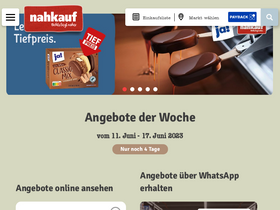 'nahkauf.de' screenshot