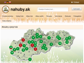 'nahuby.sk' screenshot