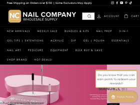'nailcompany.com' screenshot