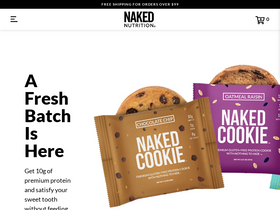 'nakednutrition.com' screenshot