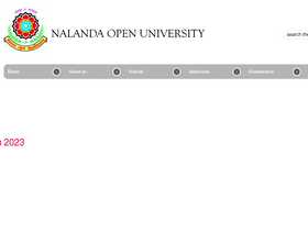 'nalandaopenuniversity.com' screenshot