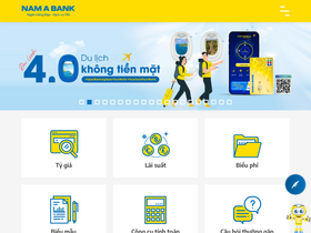 'namabank.com.vn' screenshot
