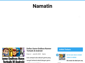 'namatin.com' screenshot