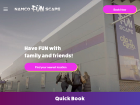 'namcofunscape.com' screenshot