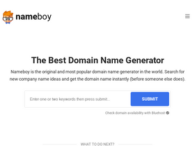 'nameboy.com' screenshot