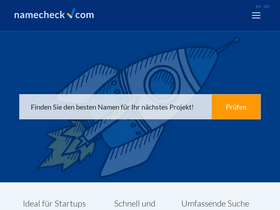 'namecheck.com' screenshot