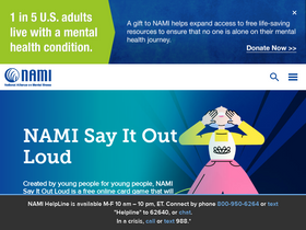 'nami.org' screenshot