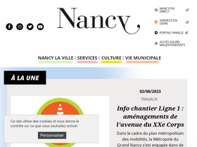 'nancy.fr' screenshot