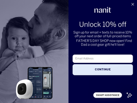 'nanit.com' screenshot