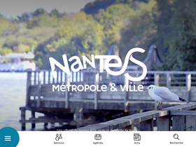 'nantesmetropole.fr' screenshot