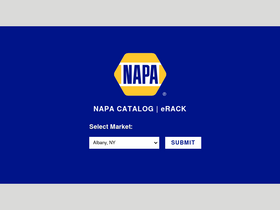 'napaecatalog.com' screenshot