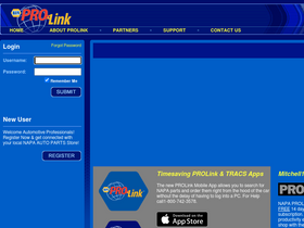 'napaprolink.com' screenshot