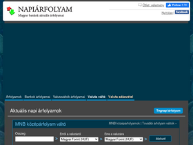 'napiarfolyam.hu' screenshot