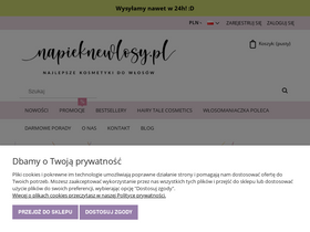 'napieknewlosy.pl' screenshot