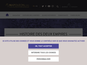 'napoleon.org' screenshot
