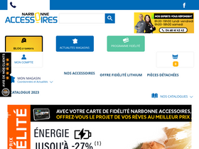 'narbonneaccessoires.fr' screenshot