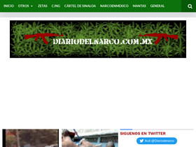'narcoenmexico.com' screenshot