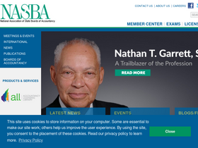 'nasba.org' screenshot