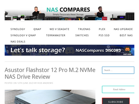 'nascompares.com' screenshot