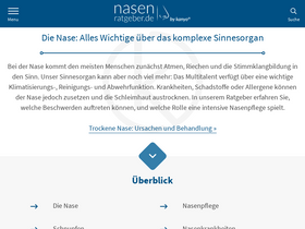 'nasen-ratgeber.de' screenshot