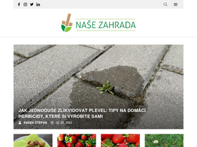'nasezahrada.com' screenshot